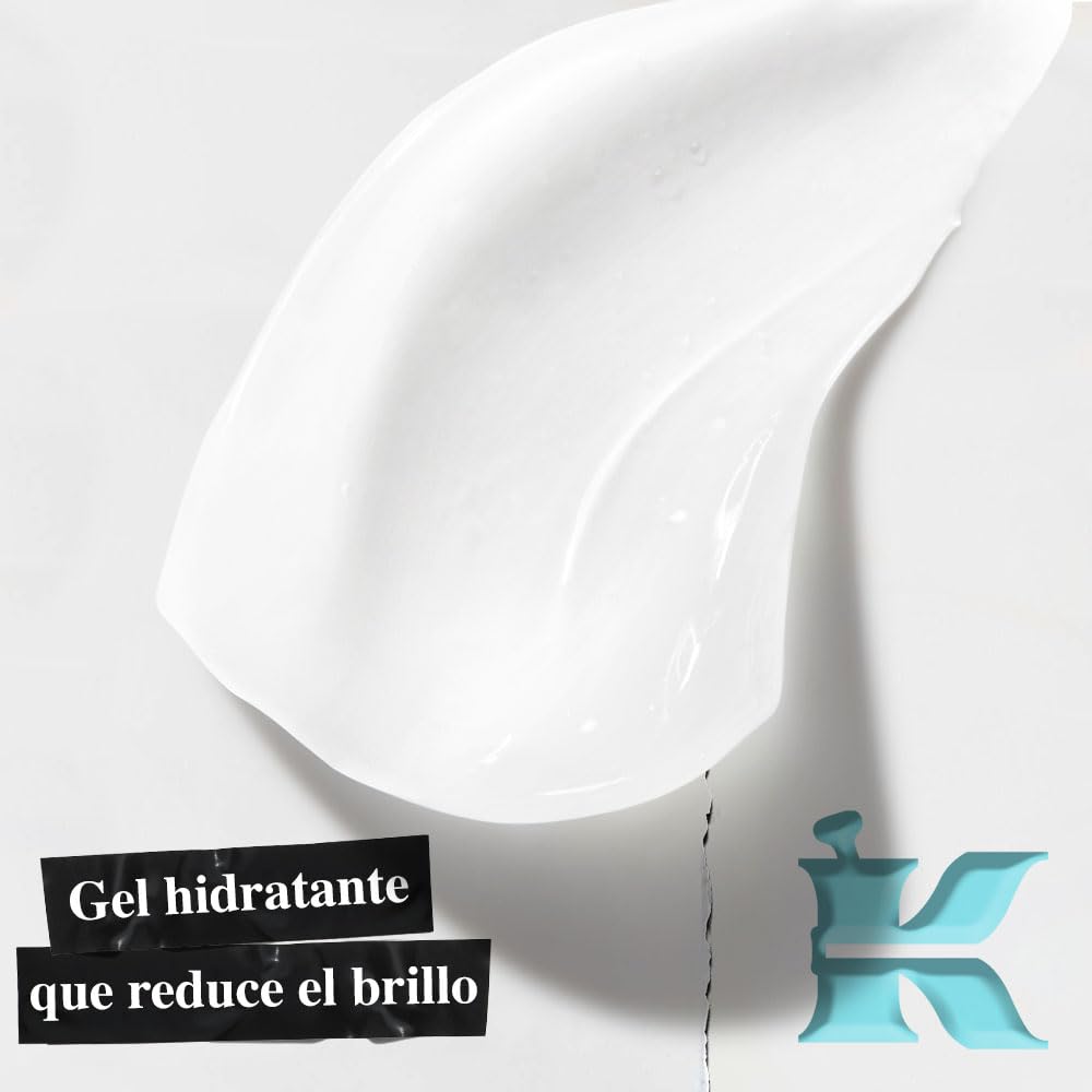 Kiehl's Ultra Facial Oil-Free Gel Cream, Gel Hidratante Refrescante que Reduce el Brillo, Para Pieles Grasas a Normales, Hidrata Durante 24 Horas, Sin Alcohol, Refill de 150 ml