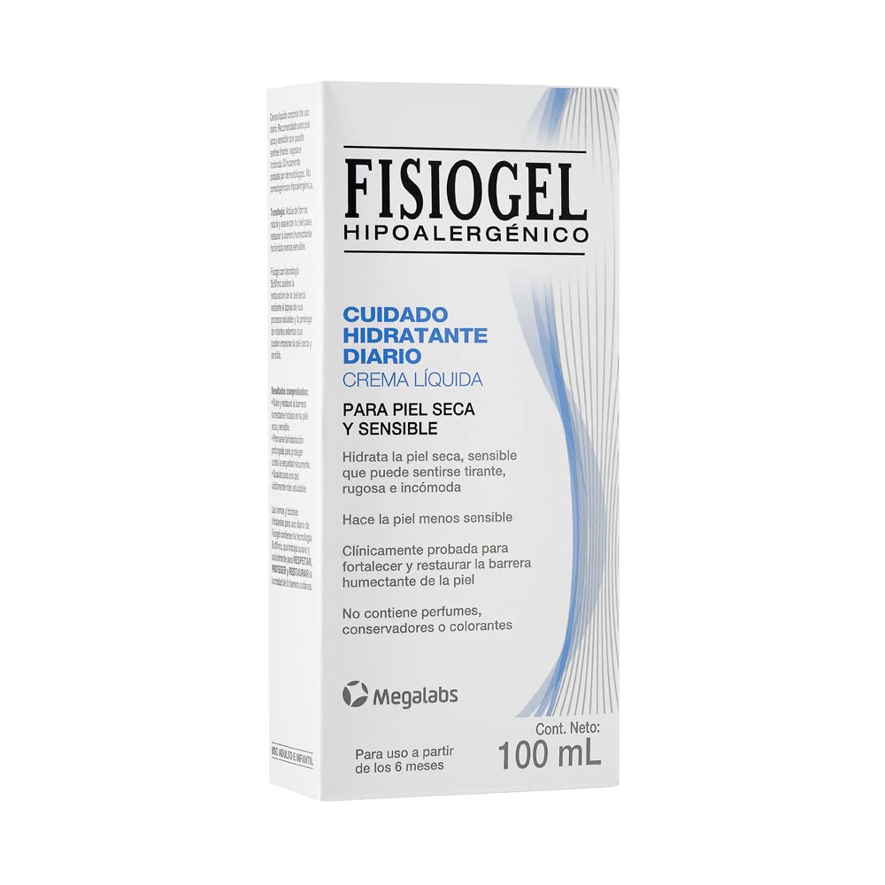 FISIOGEL Crema | hidratantes facial diurno | Hidratantes | Piel Sensible seca | 100 ML