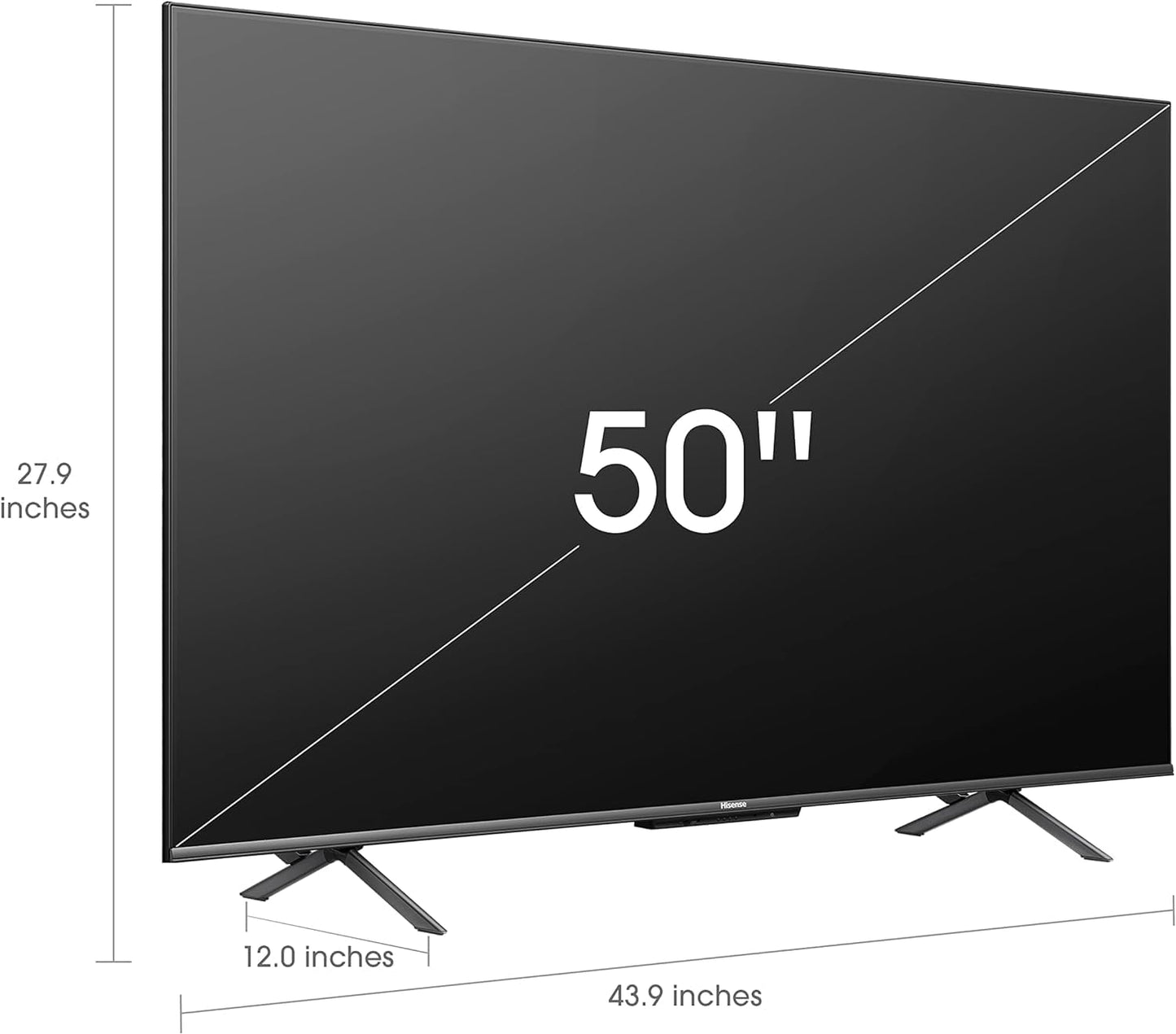 HISENSE Pantalla DE 50" 4K QLED Smart Marca