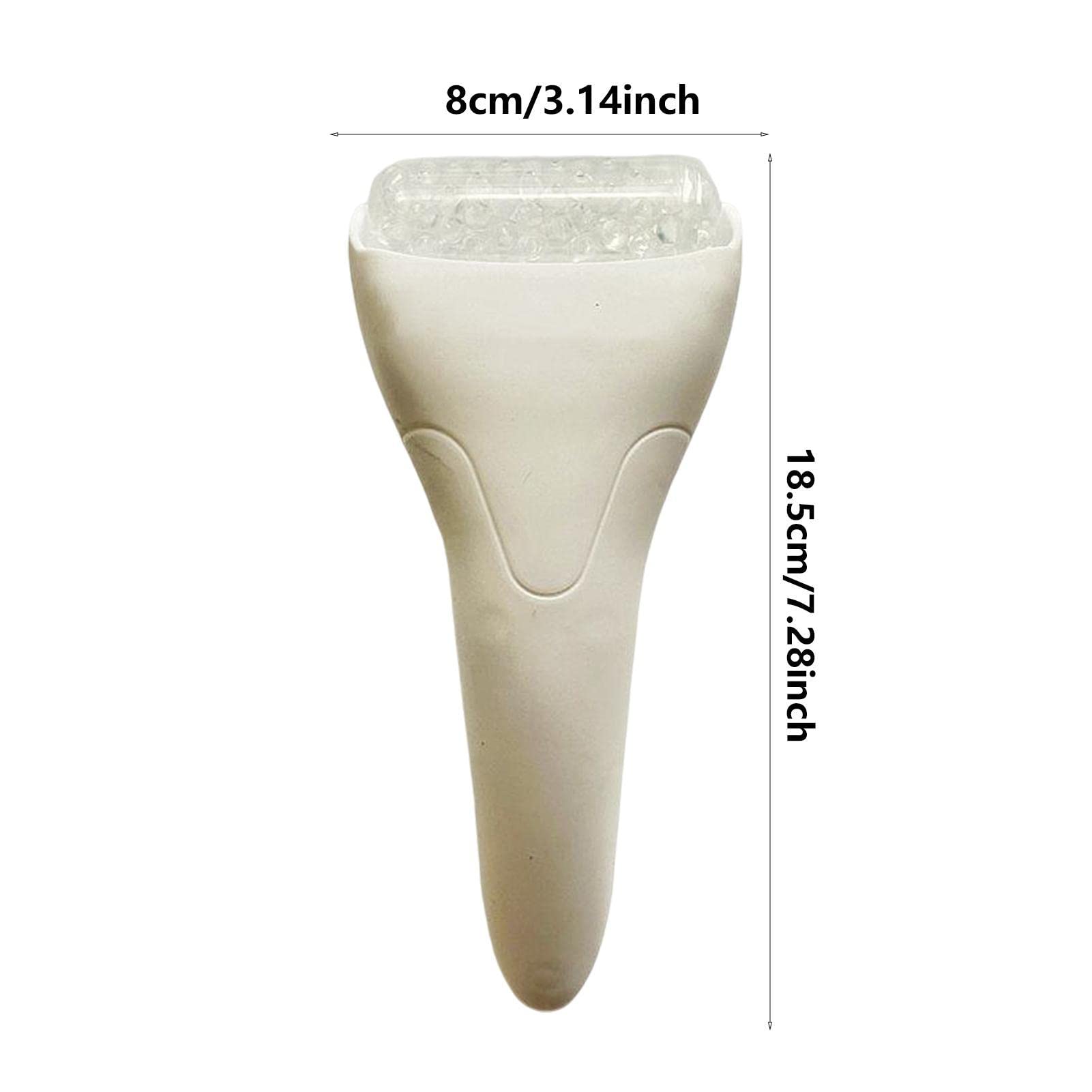 ZIYUAN Hielo Facial frío - Rodillo Facial Seguro y eficaz para congelador para rutinas Belleza diarias,Cool Ice Roller para Rostro, Hielo Facial, Reduce la hinchazón y el