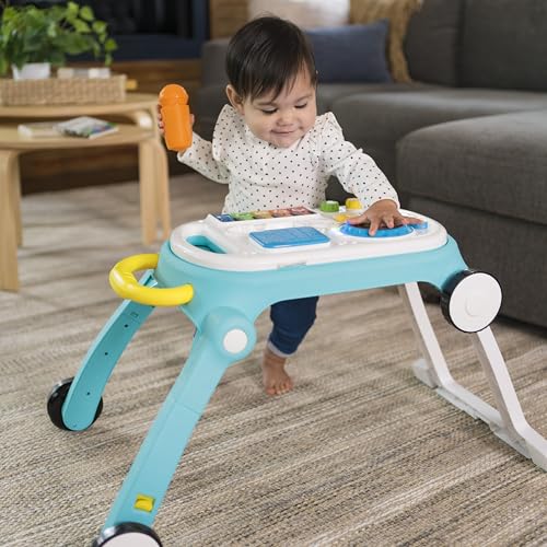 Baby Einstein Musical Mix 'N Roll 4 en 1 caminador de actividades y mesa, a partir de 6 meses
