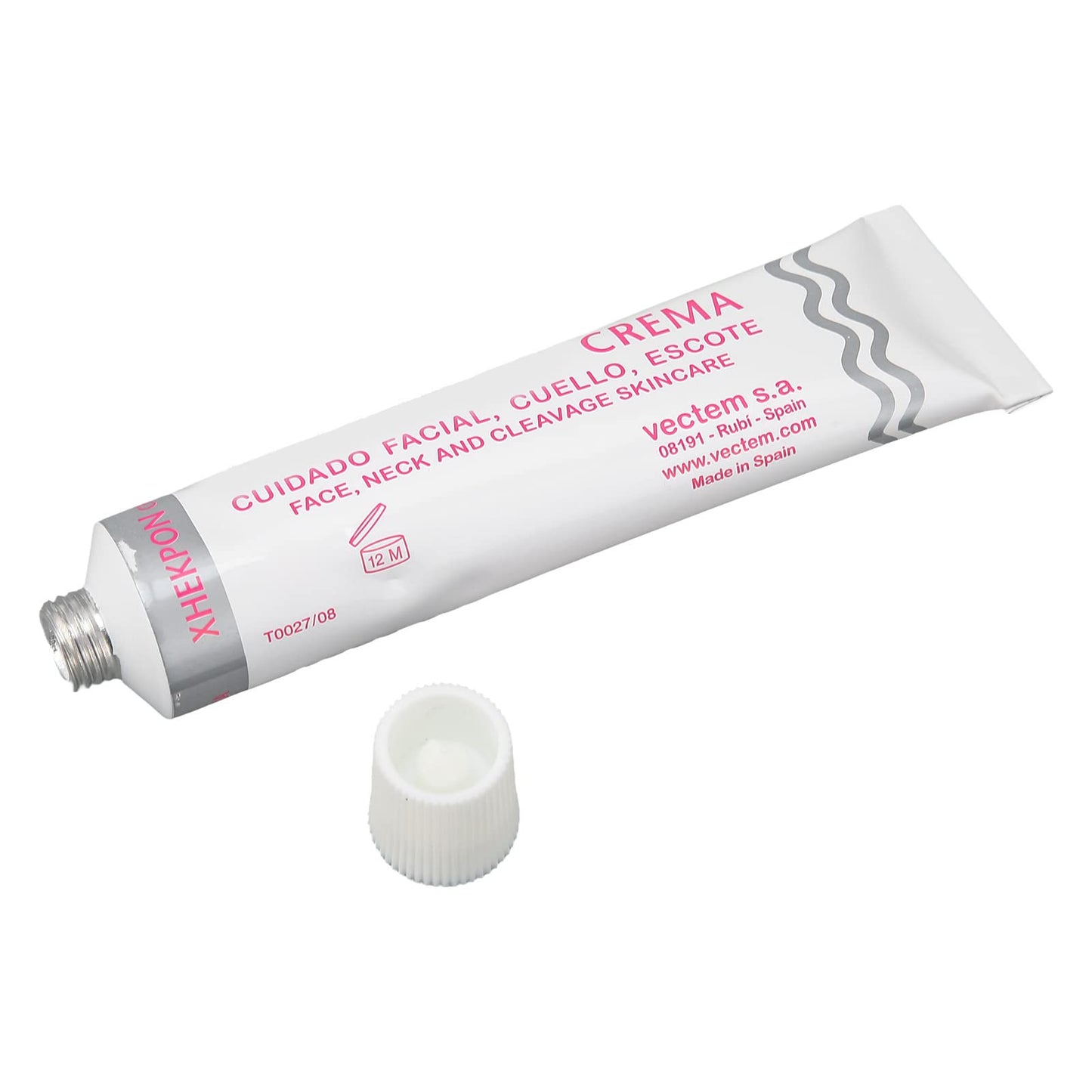 Crema Facial, Crema Antiedad, Rejuvenecimiento de la Piel Crema Hidratante para el Cuello con Colágeno de Aloe Vera para el Cuidado Diario de la Piel, Piel Nutrida Y Firme 40 Ml