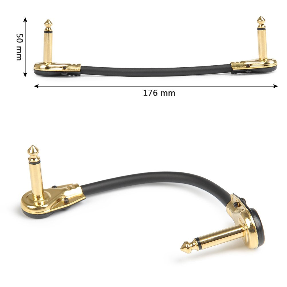 Cables de Conexión TIMESETL 6 Pulgadas Ultra Silenciosos Panqueques Perfil Bajo 3 Paquete