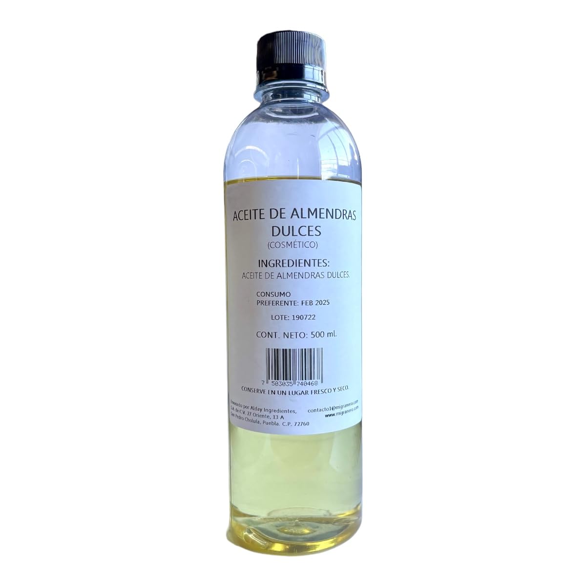 Aceite Corporal Vegetal Puro Natural Almendras Dulces 250 ml