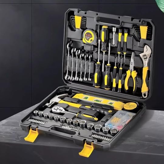 BSD MY HOMEX Juego Kit De Herramientas Domesticas, Caja xon 108 Piezas, herramientas Manual de Reparación General