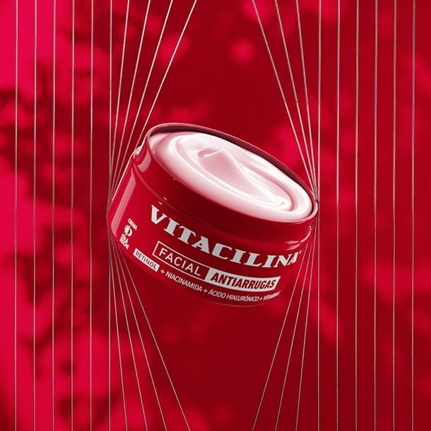 Vitacilina Facial Antiarrugas Piel Madura Retinol Ácido Hialurónico 100g