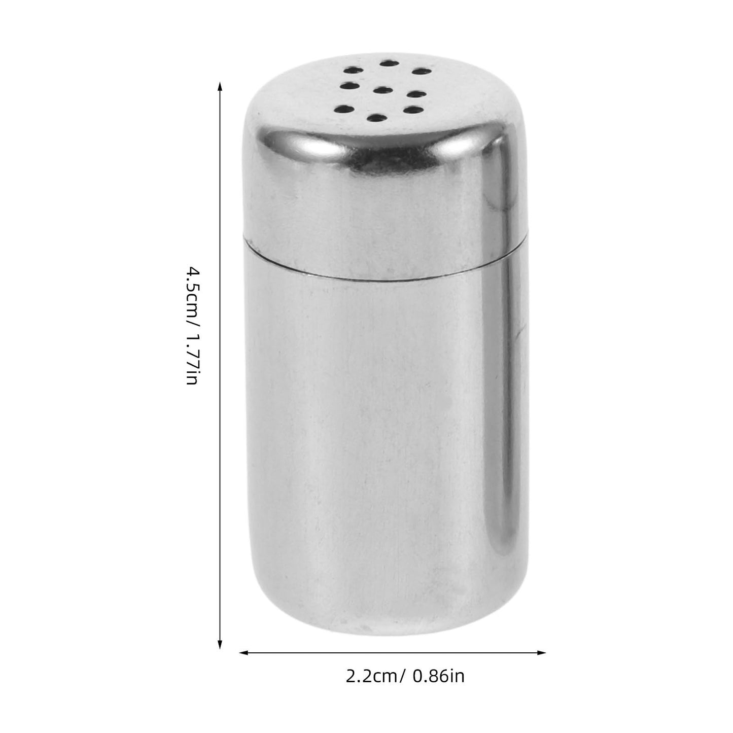 Ciieeo 6 Mini Pimentero Tarro De Especias De Viaje Contenedores De Sal De Viaje Tarros De Condimentos Coctelera Artículos Esenciales Para Acampar Contenedor De Pimienta Azucarero