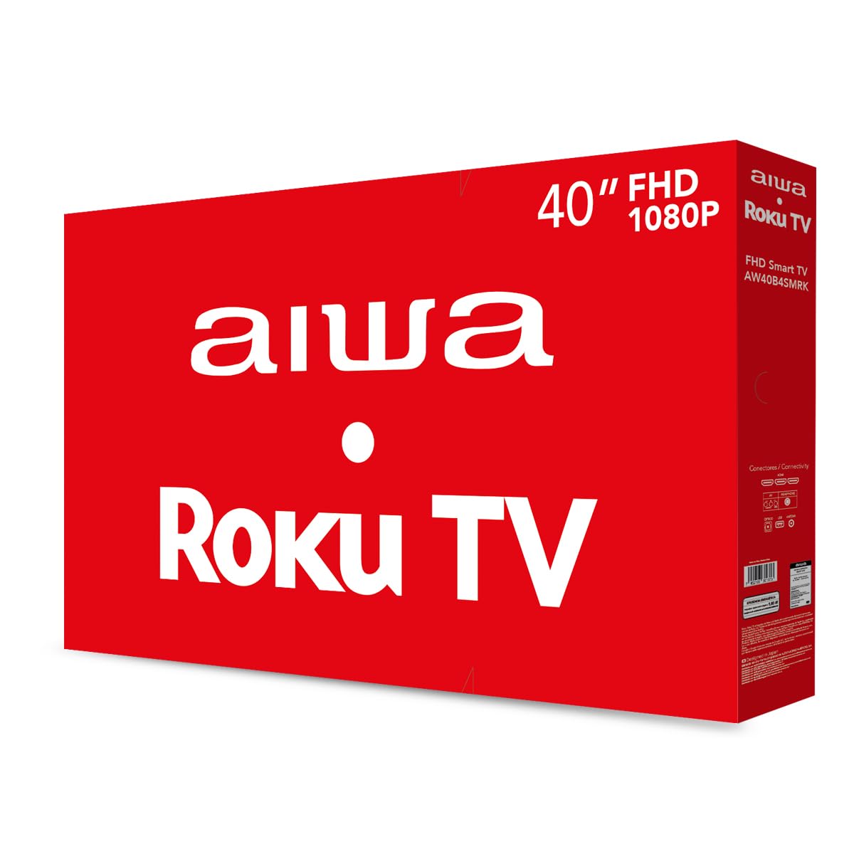 AIWA Televisión Pantalla 40 Pulgadas Roku TV FHD AW40B4SMRK