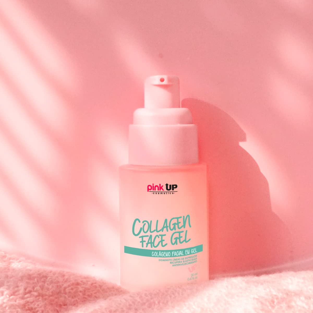 PINK UP | Collagen Face Gel | Colágeno Facial En Gel | Reduce líneas de expresión | Reafirma la piel del rostro | Textura ligera | Para todo tipo de piel | Modelo PKS09