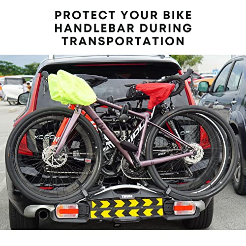 Funda Impermeable Vincita L Lona Verde Duradera para Manubrio Plano de Bicicleta