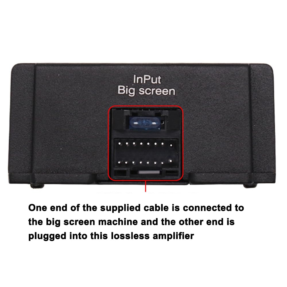 Amplificador DSP 4 Canales Negro con Procesador de Sonido Digital Clase A/B para Reproductores de Android en Automóviles