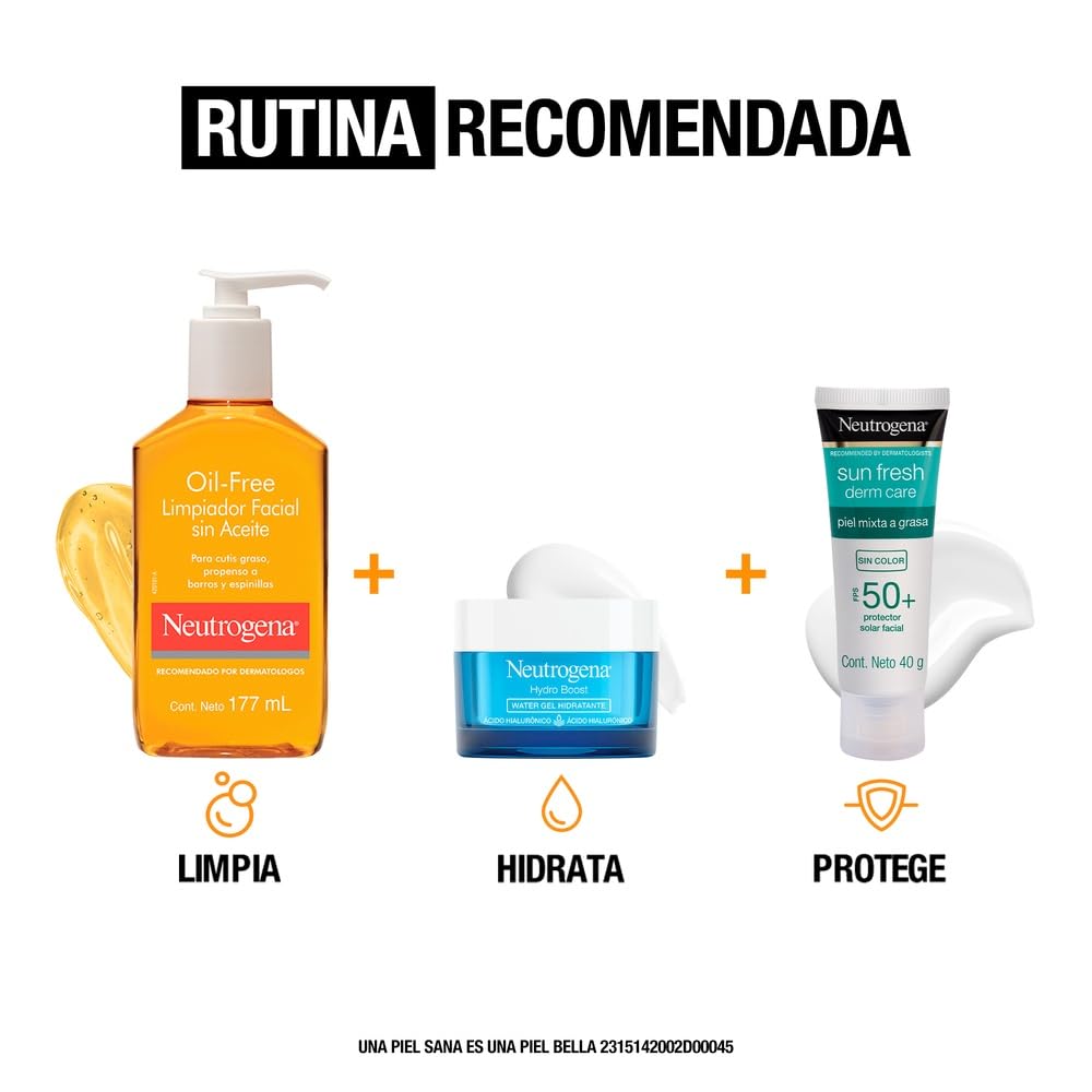Limpiador Facial Neutrogena Oil Free Sin Aceite 177 ml