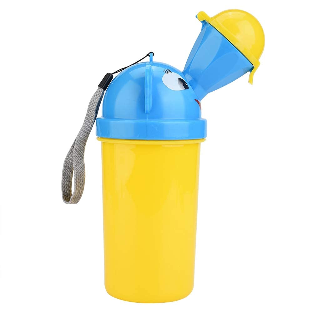 Orinal Portátil para Bebés Amarillo de Emergencia para Viajes y Cámping