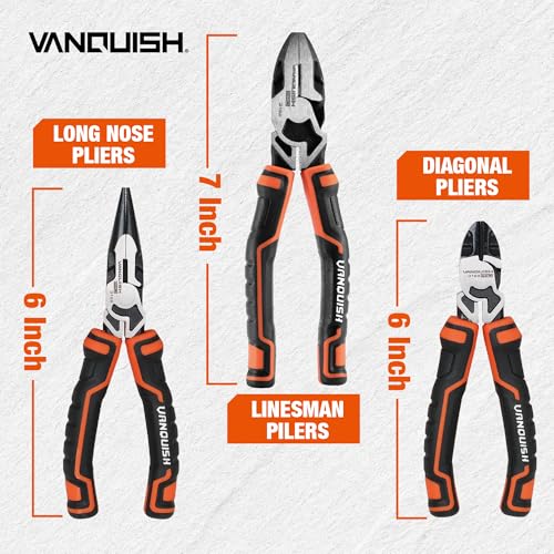 Vanquish 3191 profesional juego de alicates (3 piezas)