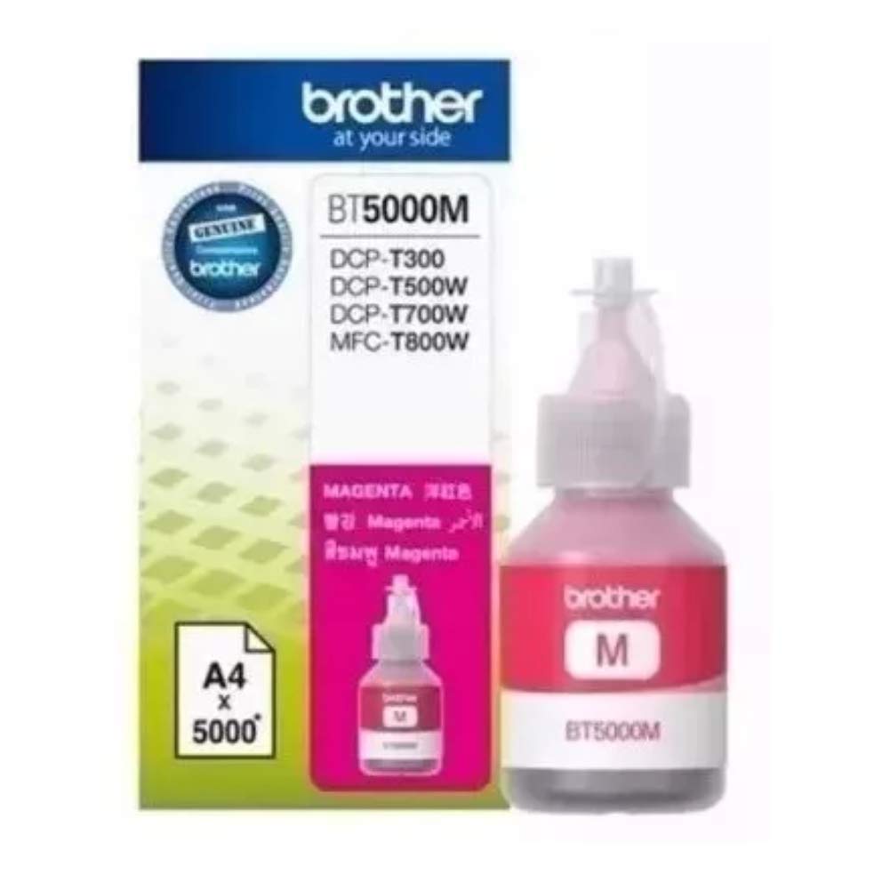 Brother Pack Kit 4 Botellas Tinta BTD60BK Negro - Color BT5001Y BT5001C BT5001M Originales Compatibles HL-T4000DW DCP-T310 DCP-T510W DCP-T710W MFC-T810W MFC-T910DW MFC-T4500DW