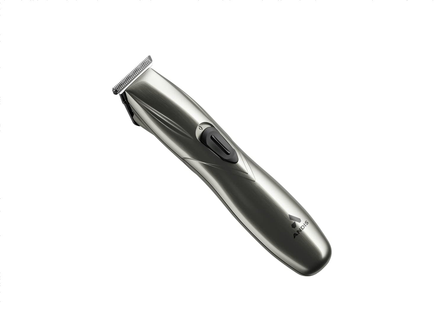 Andis 32810 Slimline Pro - Recortadora de barba sin cable, iones de litio, corte cerrado, hoja en T sin huecos, cromo