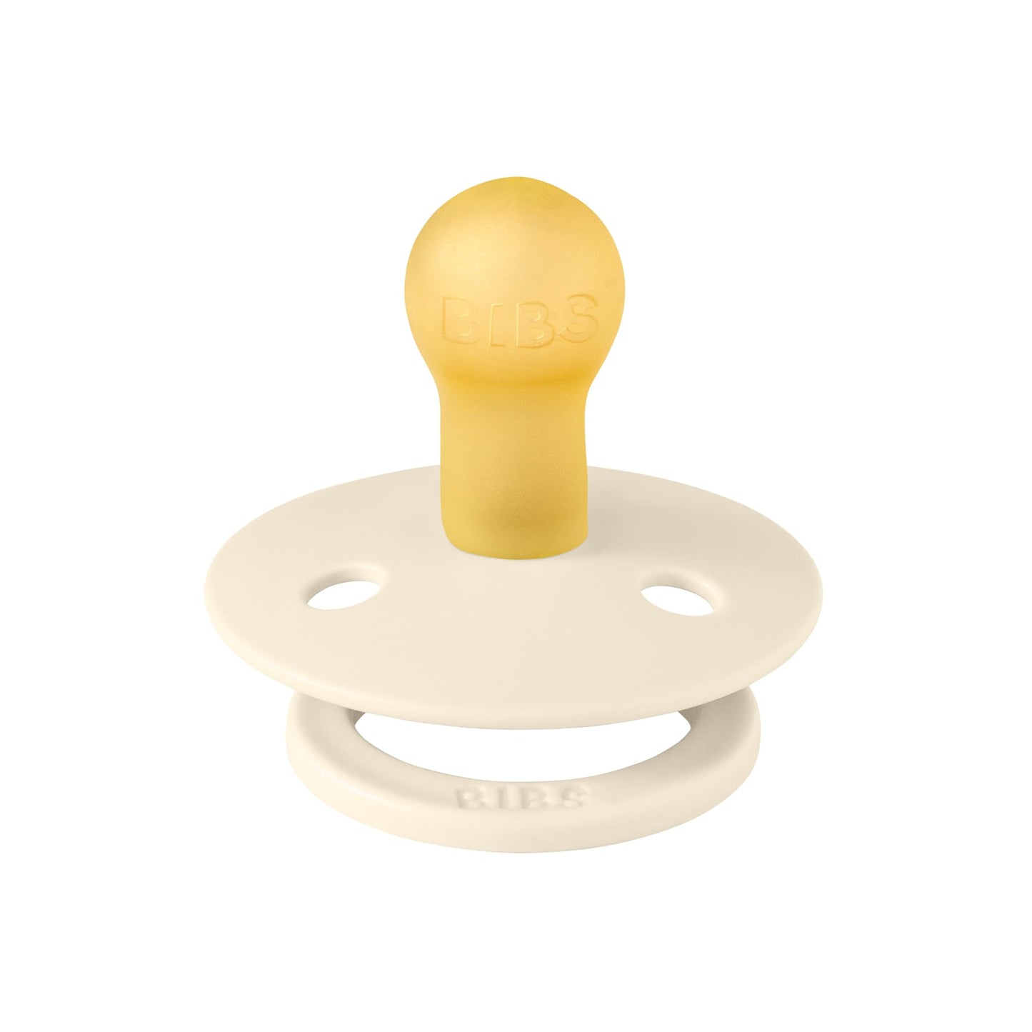 BIBS 5713795110209 PACIFIER, Ivory/Blush, 2 piezas