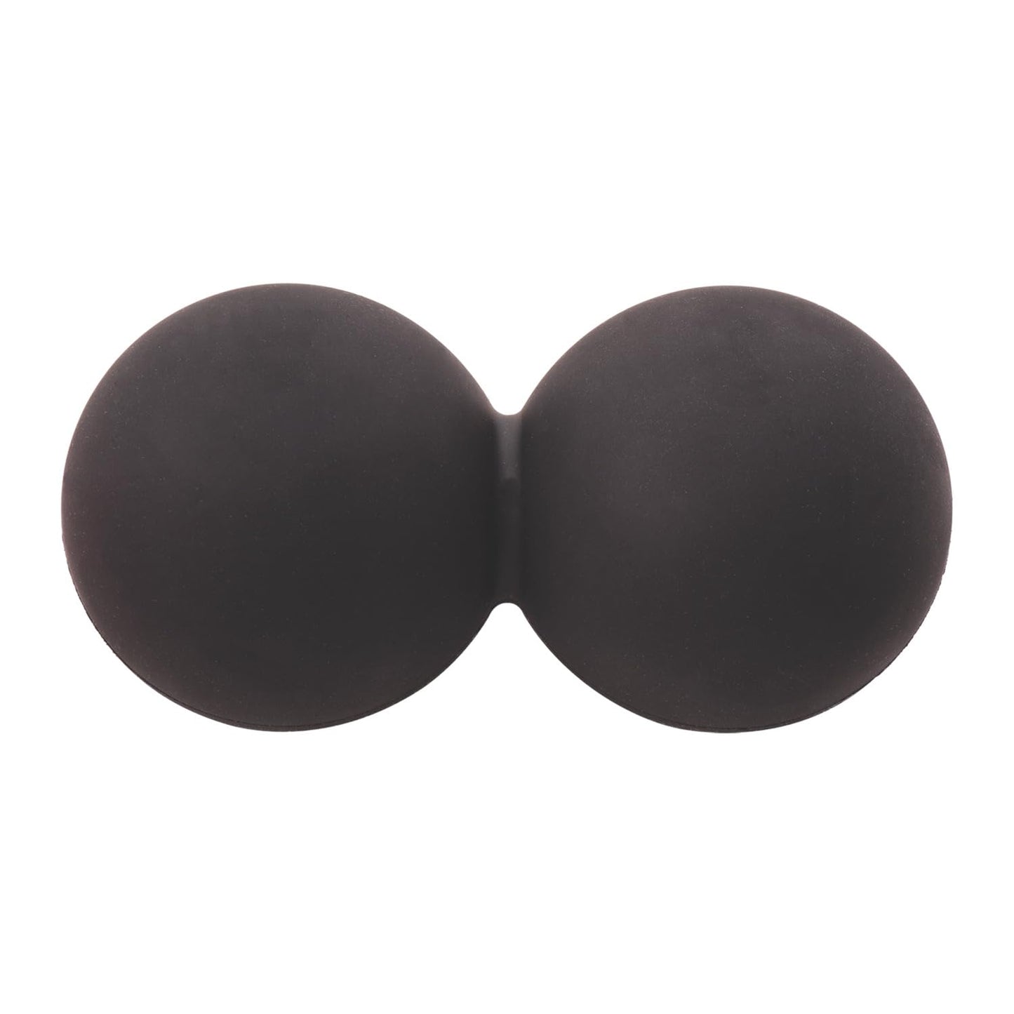 Champion Sports - Pelota de masaje de cacahuete, 2.5 pulgadas, goma negra, bolas de rodillo de tela profundo para mayor movilidad, alivio del punto de gatillo en los pies, espalda, cuello, hombros,