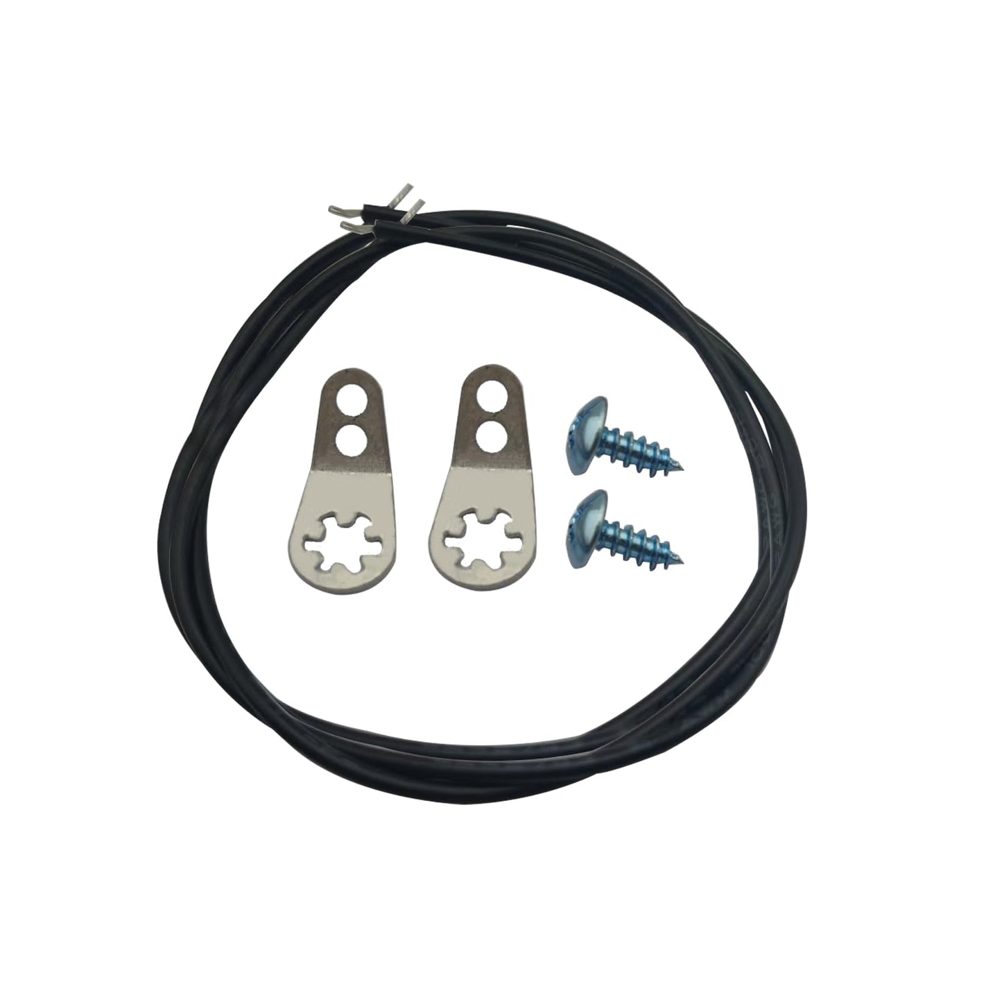 1 juego 001-2869-000 de guitarra de blindaje de cavidad con tornillo y alambre de tierra. Tornillo de soldadura para guitarra o cavidad de control de graves como se utiliza en guitarras estilo F
