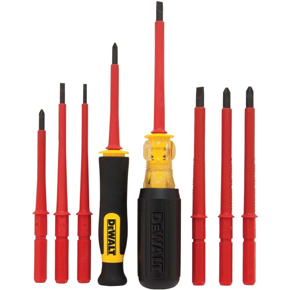 DEWALT Juego de destornilladores con aislamiento eléctrico por 10 piezas (DWHT66417)