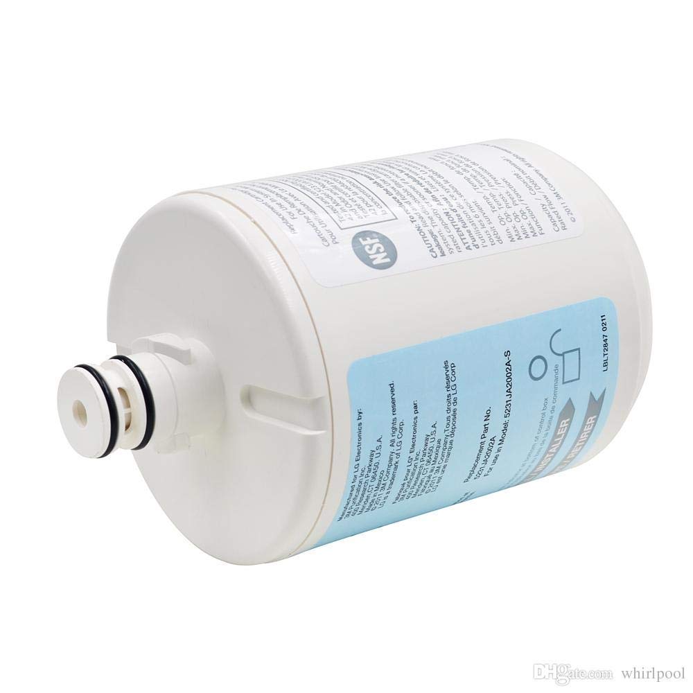 LT500P - Filtro de agua para refrigerador LT500P, 5231JA2002A, ADQ72910901, ADQ72910907, Kenmore GEN11042FR-08, 46-9890 (2 unidades)
