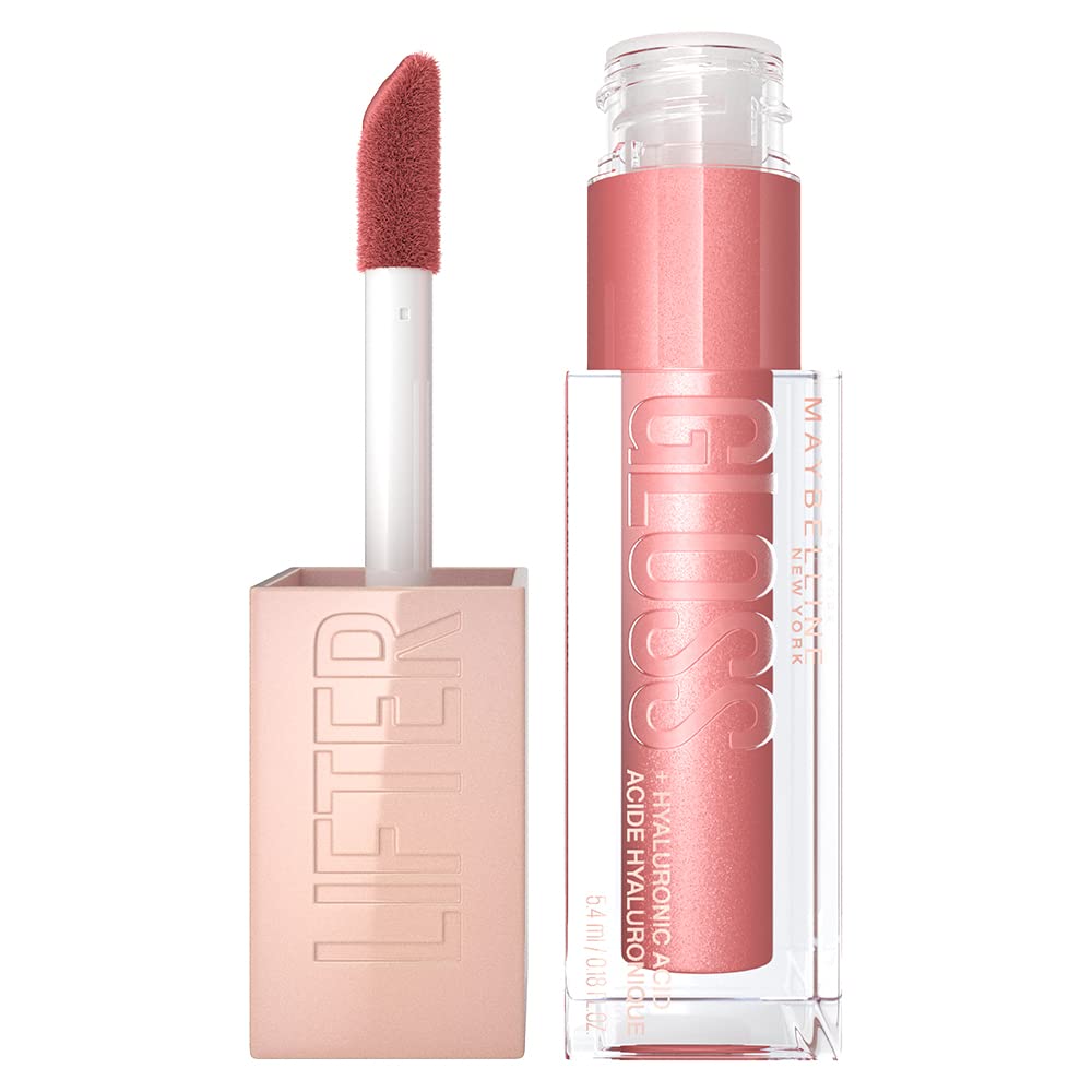 Labial líquido brillante Maybelline Super Stay Vinyl Ink Cheeky + Brillo Labial Lifter Gloss Con Acido Hialuronico - 003 Moon
