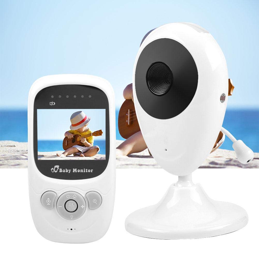 Monitor Digital TMISHION Inalámbrico LCD Visión Nocturna Audio y Video 2.4 GHz para Bebé