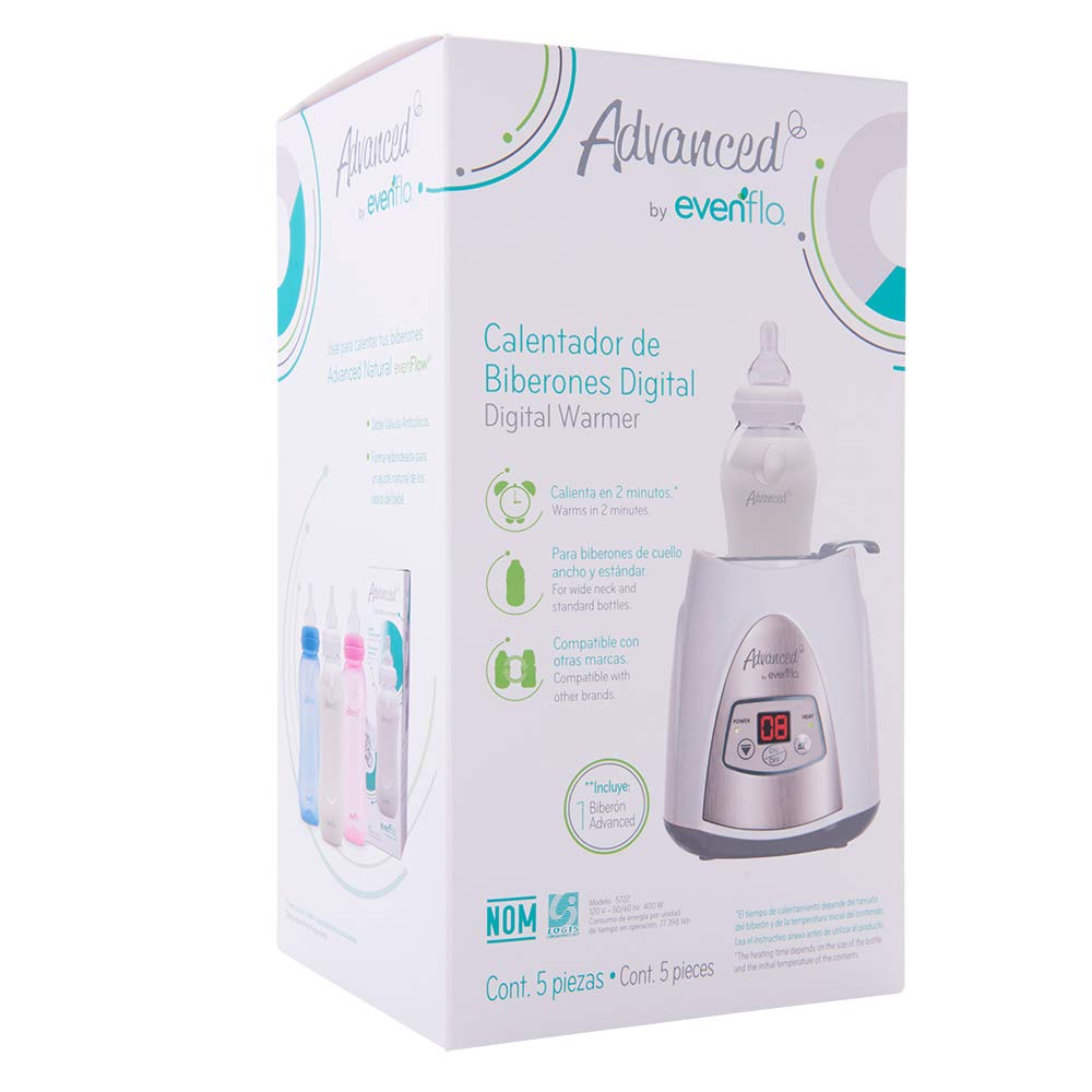 Calentador de Biberones Digital Evenflo MEX Avanzado