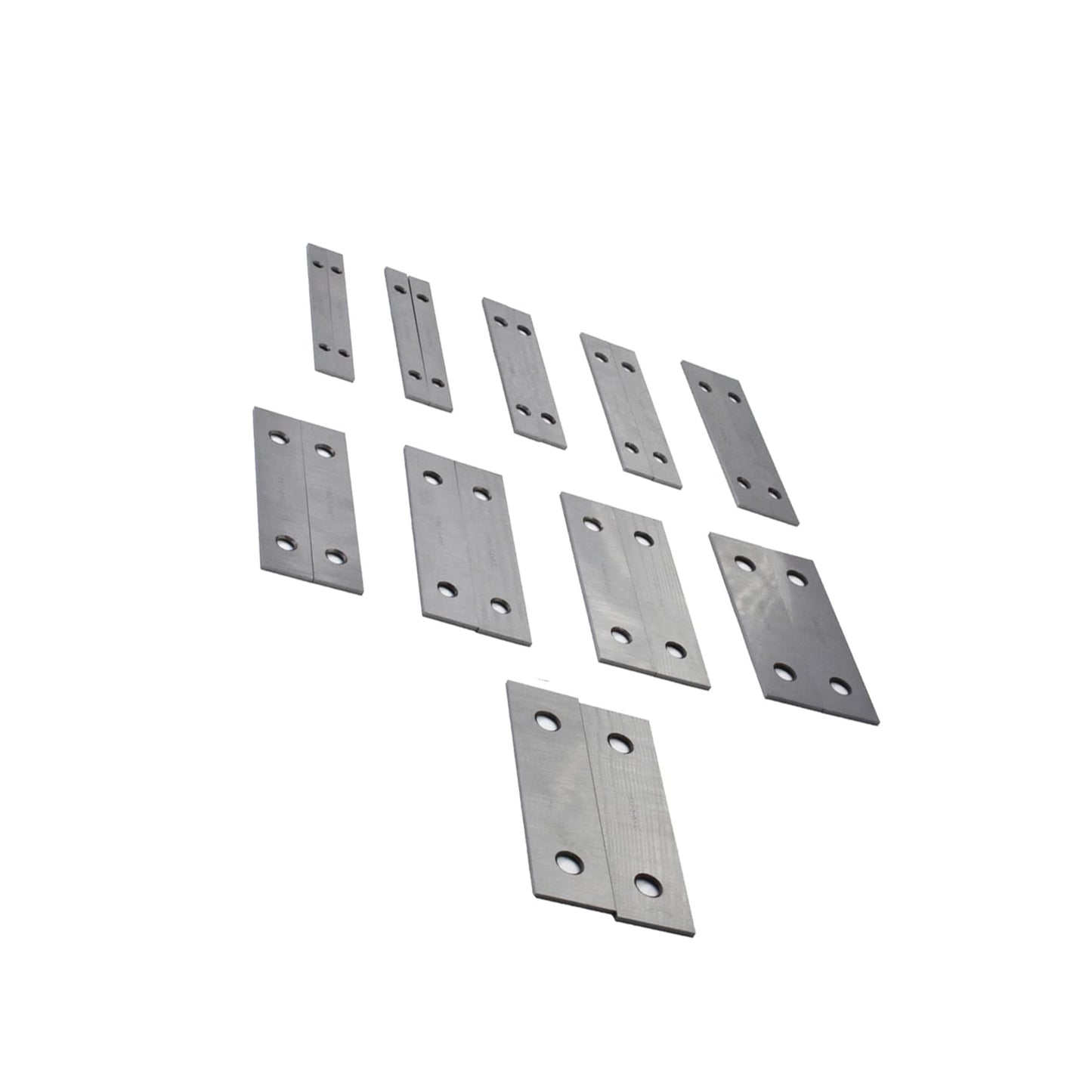 Marddpair - Juego de 10 pares de 1/8 x 6 de acero de precisión paralelo fino para trabajos de fresado y otros proyectos