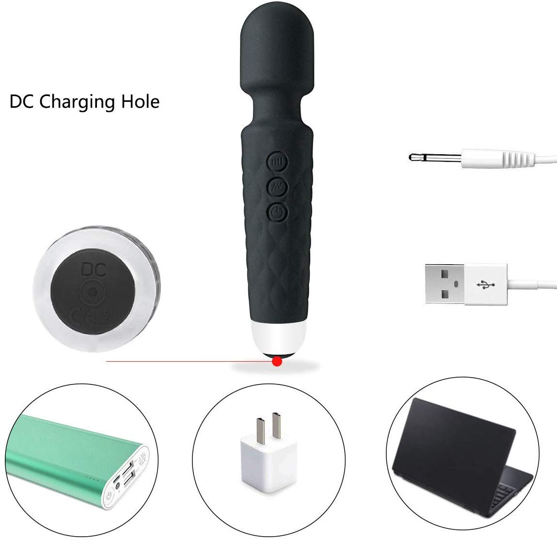Cable de Carga DC 2.5mm USB Adapter Repuesto