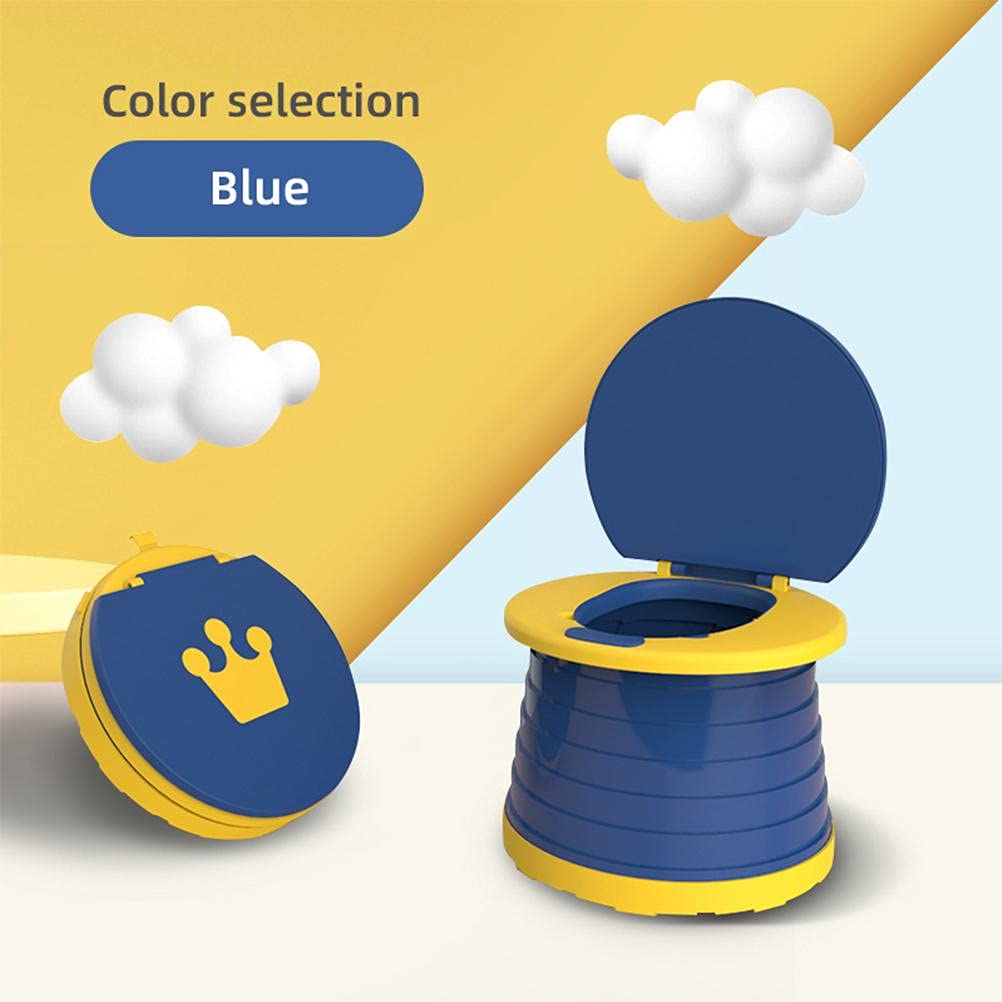 Inodoro Portátil Enfudid Blanco Plegable para Entrenamiento de Orinal para Niños