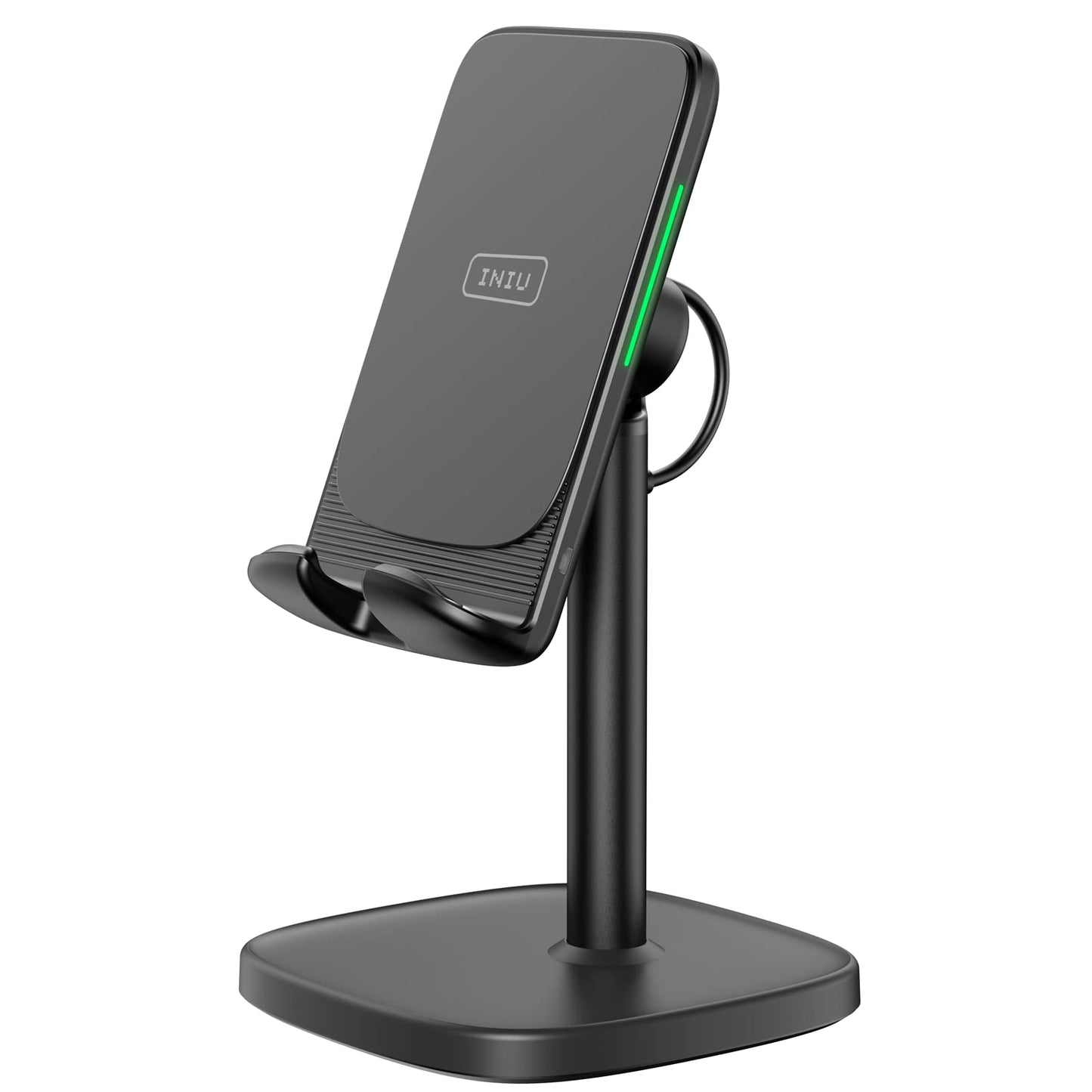 INIU Cargador Inalámbrico Rápido,15W Qi-Certified Wireless Charger Estación Compatible para iPhone 15 14 13 12 11 Pro MAX Samsung Galaxy S22 S21 S20 Google Piexl