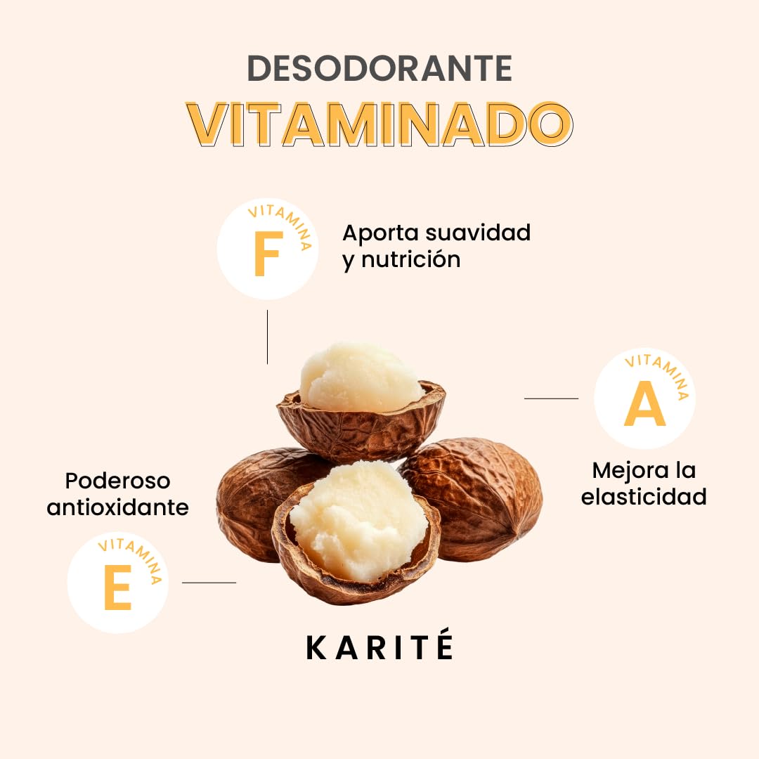 NaturalDry - Desodorante Corporal Teen Intense - Sin aluminio - Sin Parabenos - Elimina malos olores - Aroma a Geranio - en barra (1 Unidad)