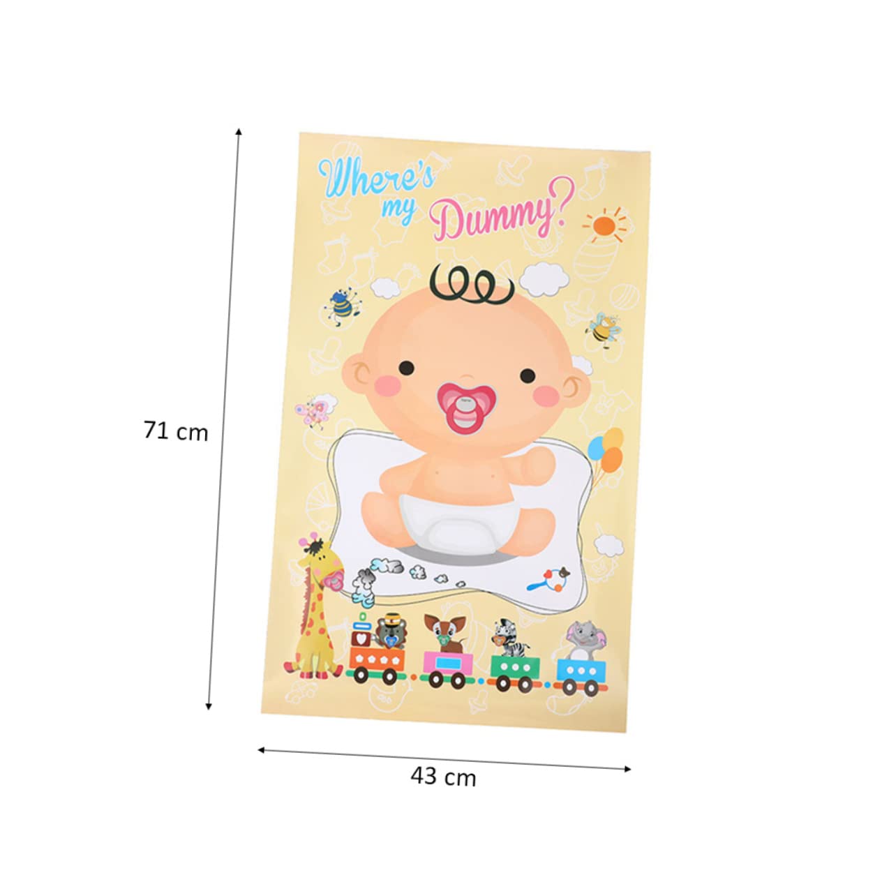 Juego Chupete Toyvian Pegatinas Dibujos Animados niño Cumpleaños