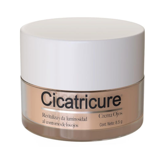 CICATRICURE - Crema Arrugas y Bolsas de ojos. Reduce y previene gradualmente las líneas de expresión, bolsas, arrugas y ojeras y revotaliza el contorno de ojos, tarro con 8.5g