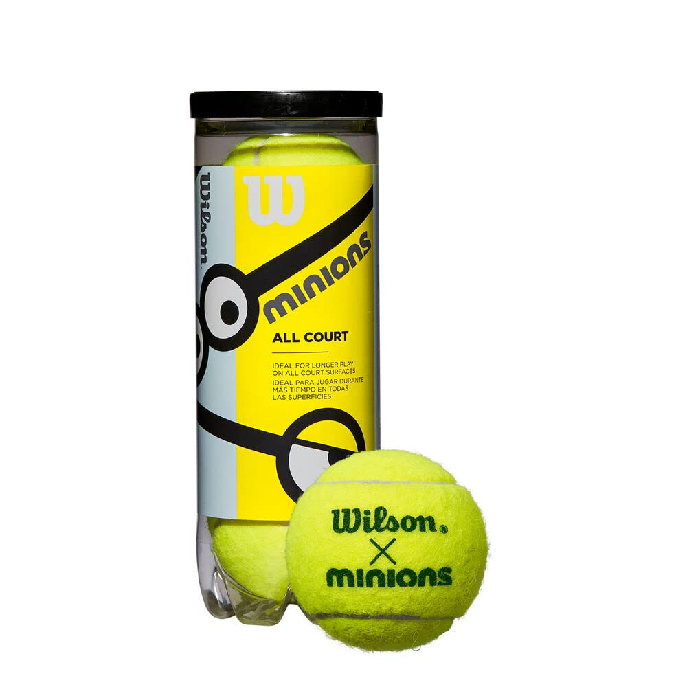 Pelotas de Tenis Wilson Minions Amarillo Estándar 3 Latas Adulto Unisex