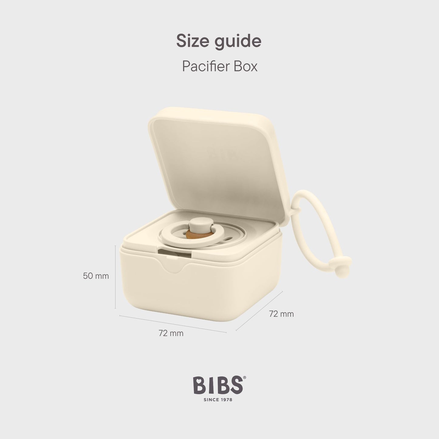 BIBS Pacifier Box, Petrol