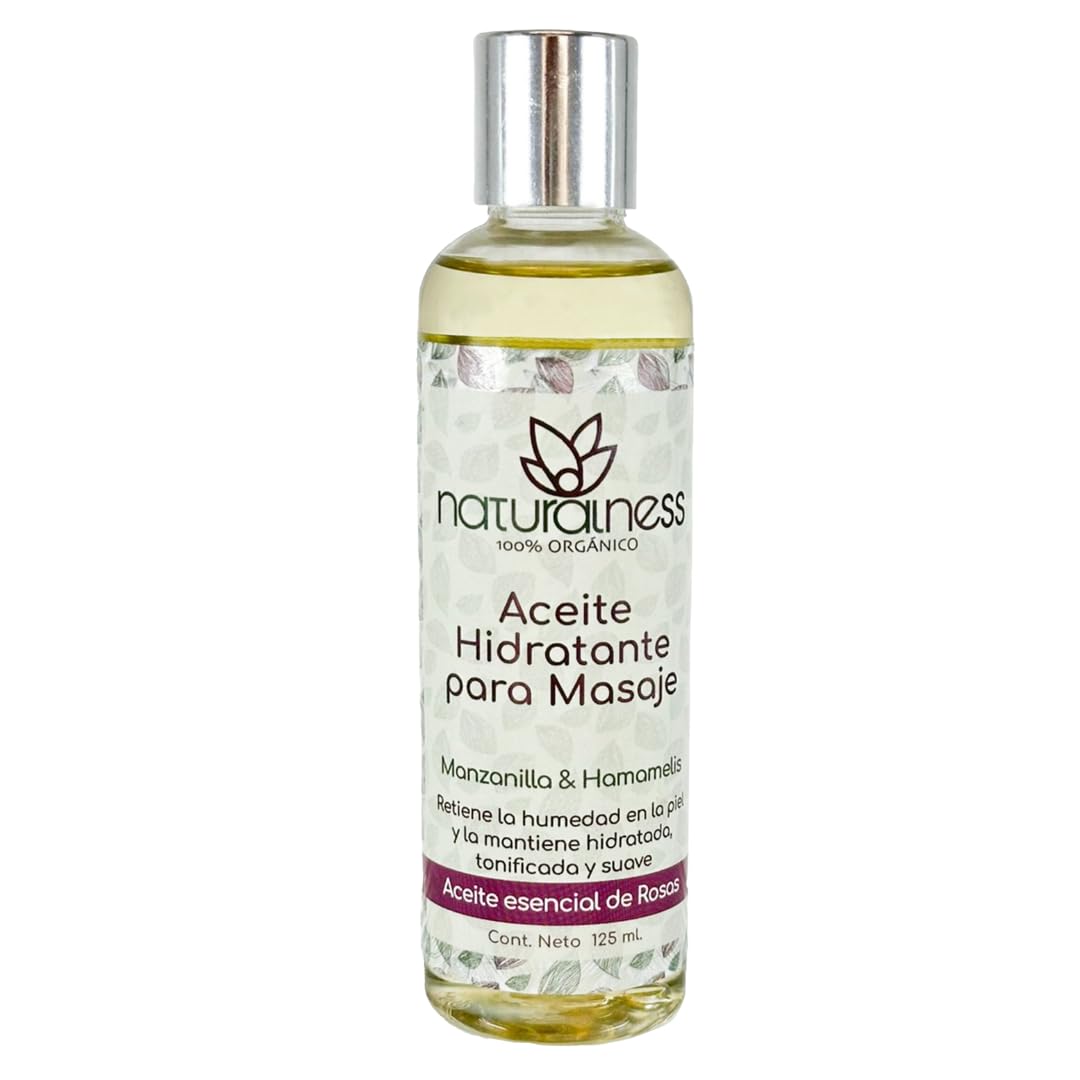 Aceite para Masaje Naturalness Rosas Extractos Herbales Naturales