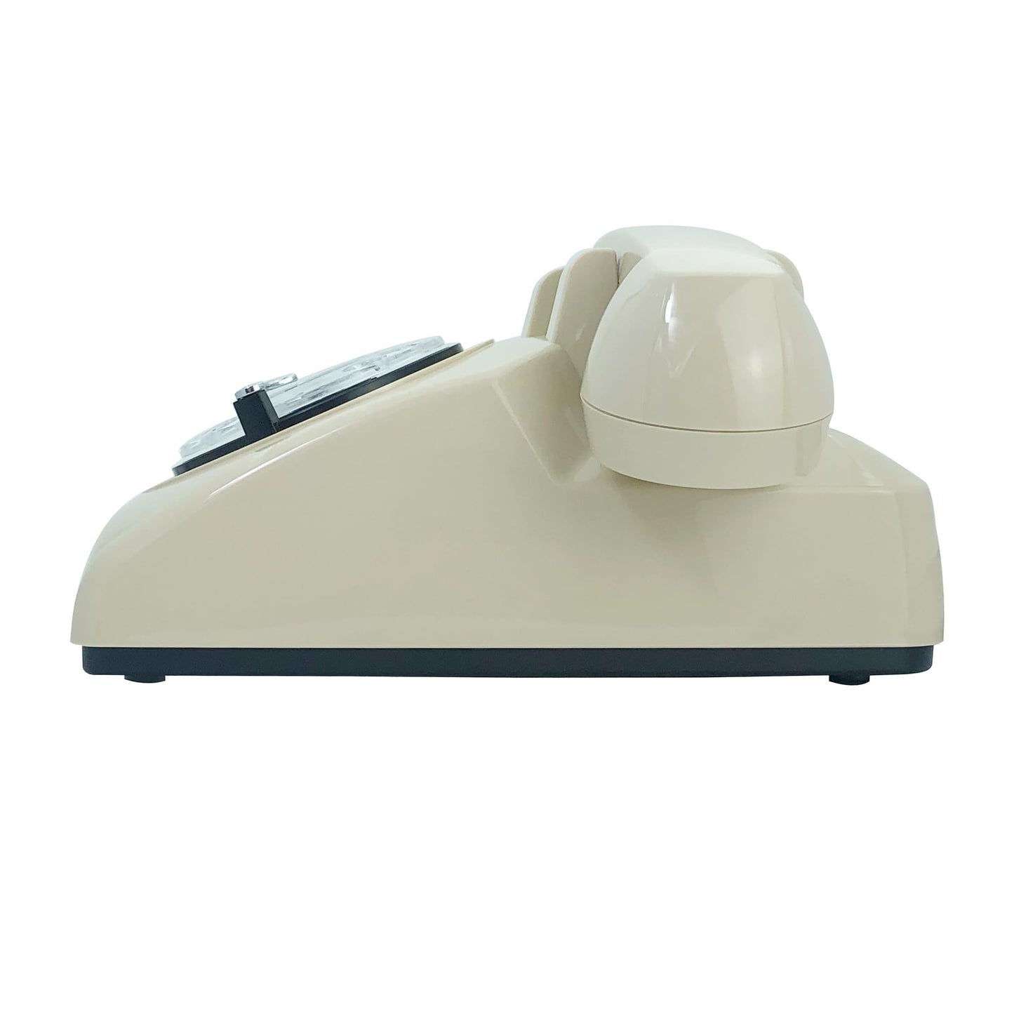 TelPal - Teléfonos fijos para el hogar, teléfono retro de la antigua moda, teléfono casero con cable manos libres con teclado rotativo, oficina, hotel, teléfono antiguo Shcool, 301-Ivory