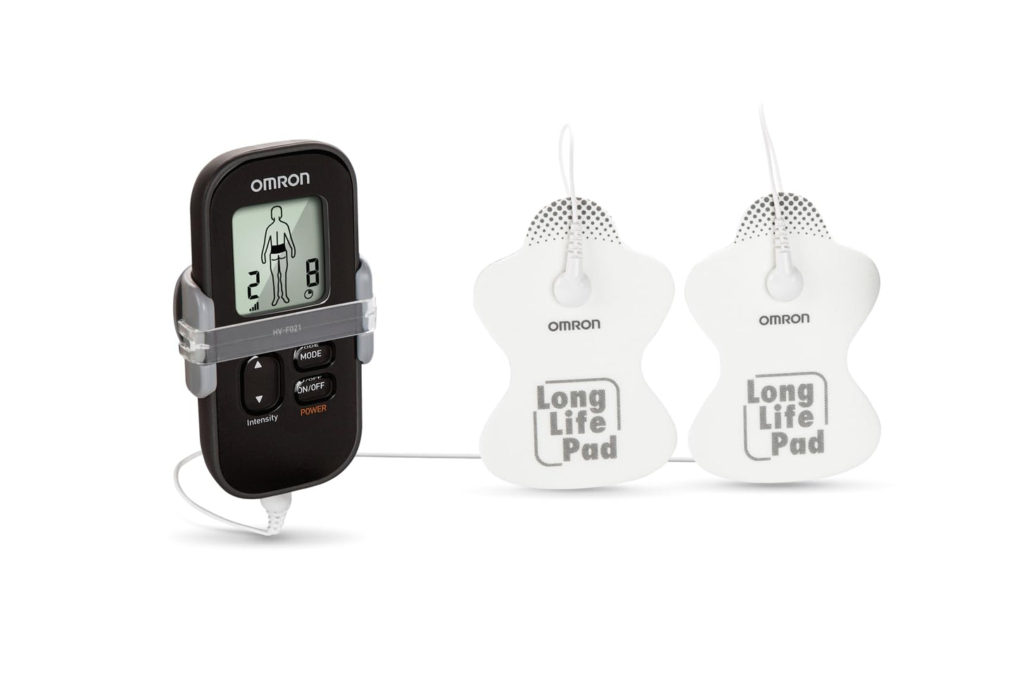 OMRON Masajeador de electroterapia portátil HV-F021 con 3 modos de masaje y 6 modos de tratamiento