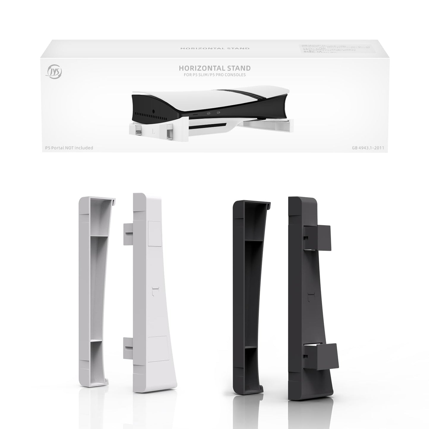 BeisDirect - Soporte Horizontal para Consola Sony PS5 Slim, Soporte Base Compatible con Discos PS5 y edición Digital PS5 Slim Accesorios Delgados con MADS Antideslizantes (Blanco)
