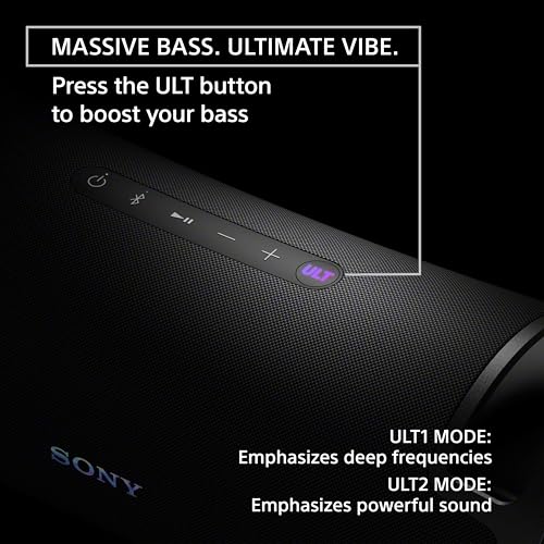 Sony Bocina portátil inalámbrica ULT Field 7 con Graves Profundos y potentes