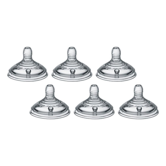 Chupetes Para Biberón Tommee Tippee Natural Start Medianos de Silicona Anticólicos para Bebé