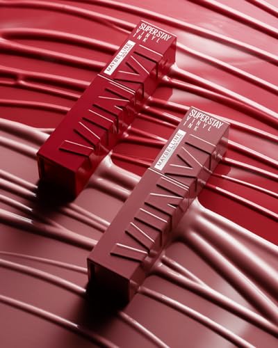 Maybelline Labial líquido brillante de larga duración, Superstay Vinyl Ink tono Edgy 165, 4.2ml
