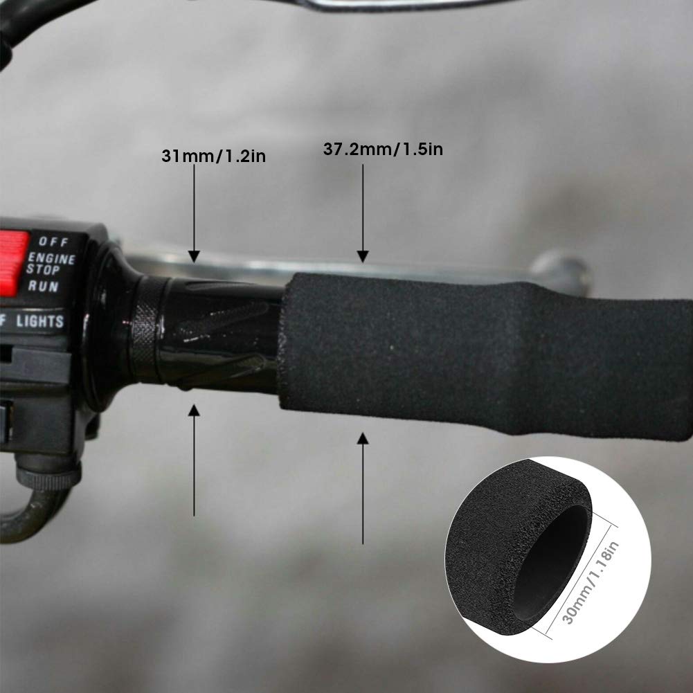 Keenso Cubre Puños para Moto,Espuma Antideslizantes Cubierta para Manillar de Motocicleta para R850/R1100GS/R1150GS/R1200GS