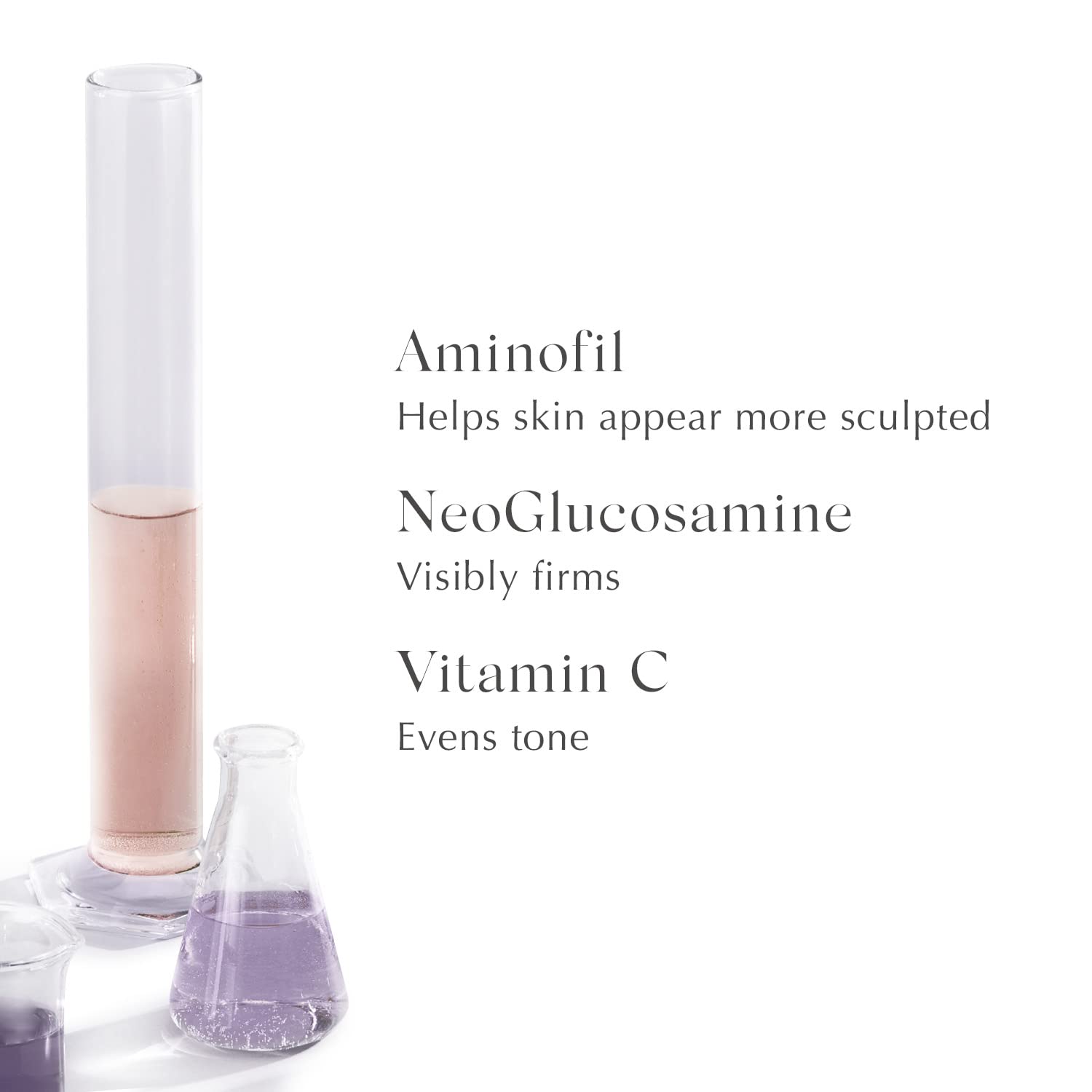 EXUVIANCE AGE REVERSE Total Correct + Sculpt Hydrating Antiaging Face Serum with Vitamin C, For fine lines and wrinkles, 1 fl. oz.