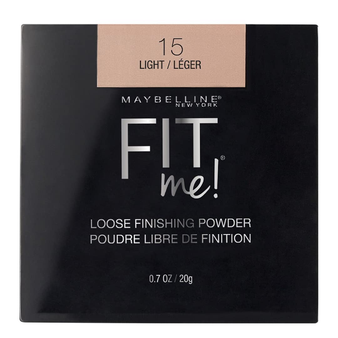 Maybelline Polvo de Maquillaje Fit Me Loose Powder, Tono Light, 20 g