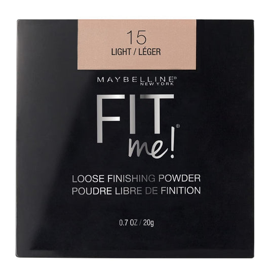 Maybelline Polvo de Maquillaje Fit Me Loose Powder, Tono Light, 20 g
