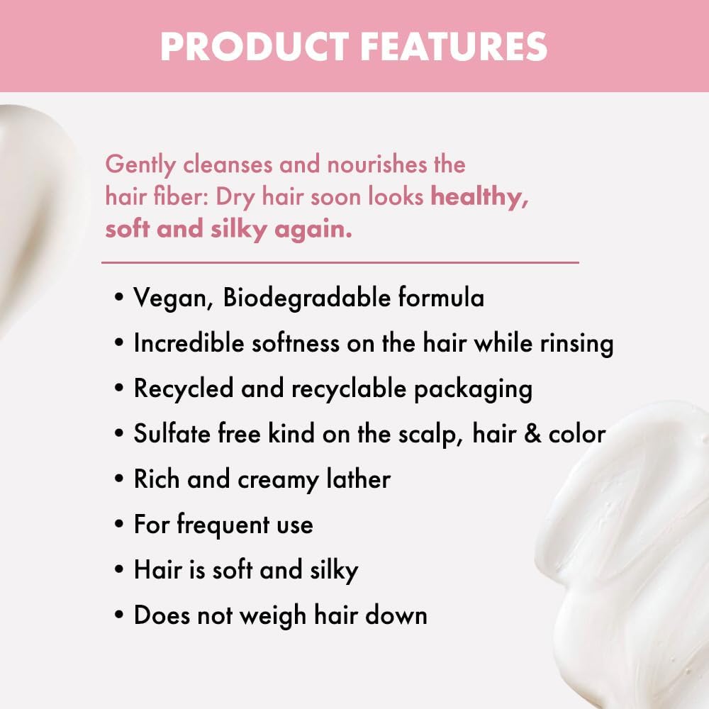 Champú Nutritivo sin sulfatos para Cabello Seco, sin Parabenos - Alfaparf Milano Semi Di Lino - 33.8 oz - Cuidado Profesional para Cabello Tratado con Color