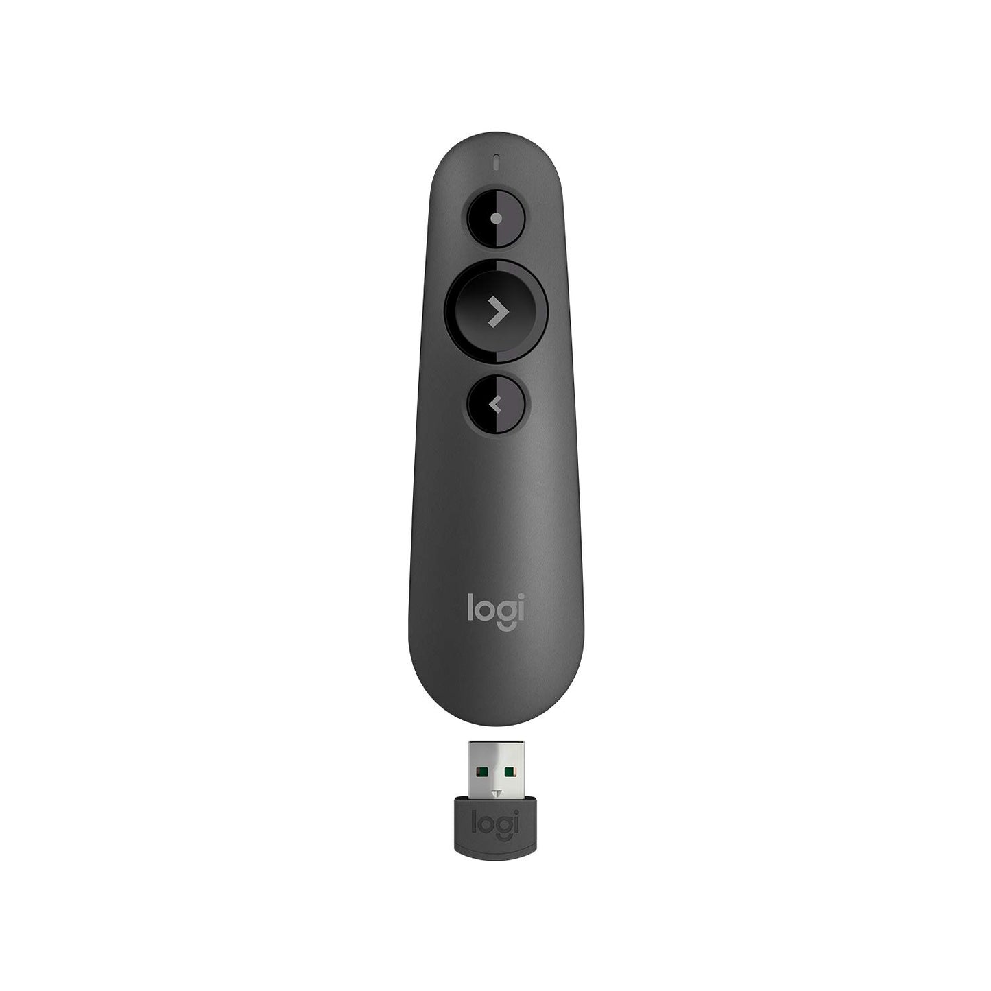 Logitech R500 Presentación láser remoto inalámbrico Presentador, W126636324 (Presentador inalámbrico remoto Bluetooth/RF Graphite Logitech R500 Laser Presentation Remote, Bluetooth/RF)